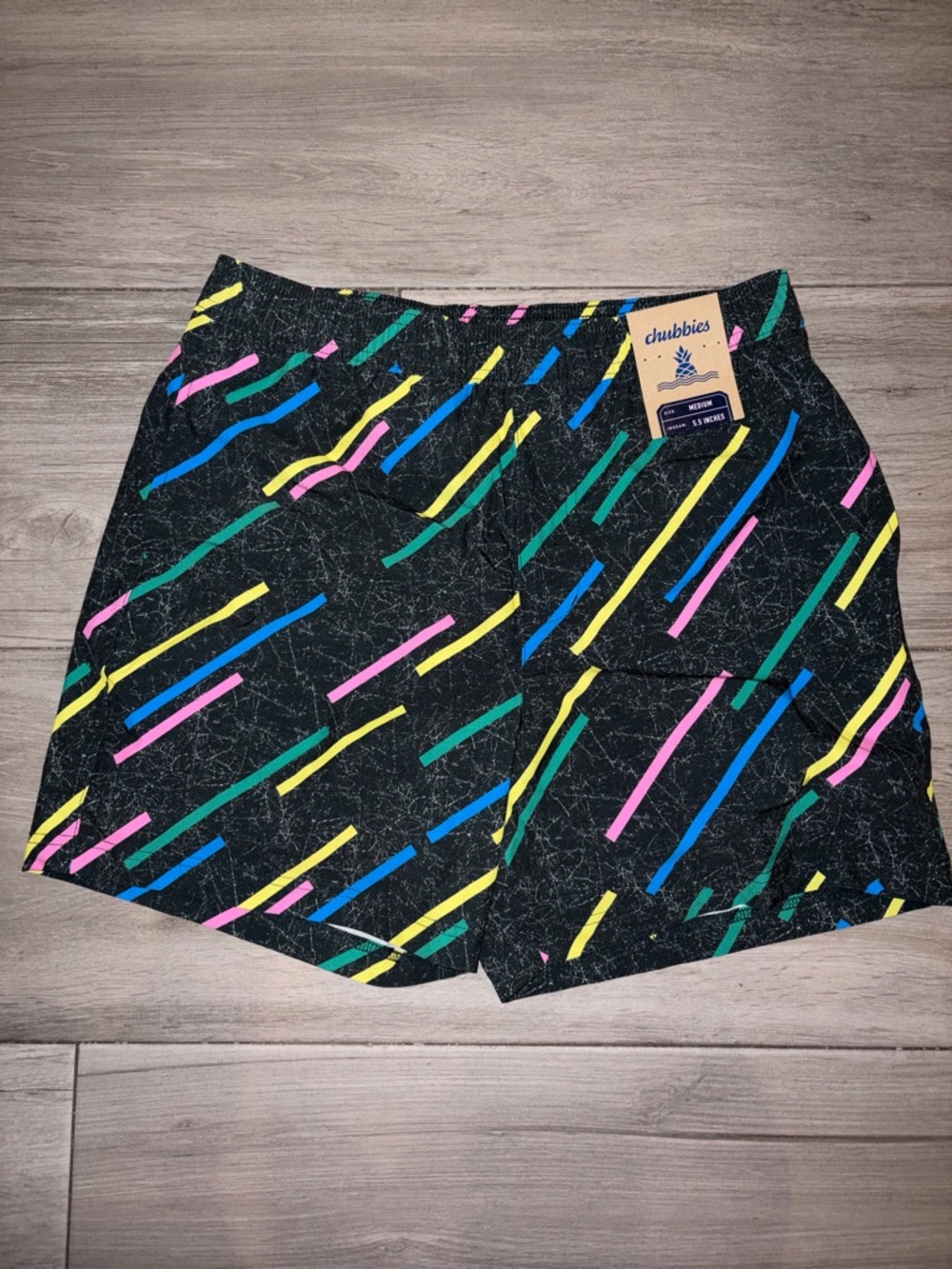 chubbies Lined Swim Shorts Mens Medium 5.5”